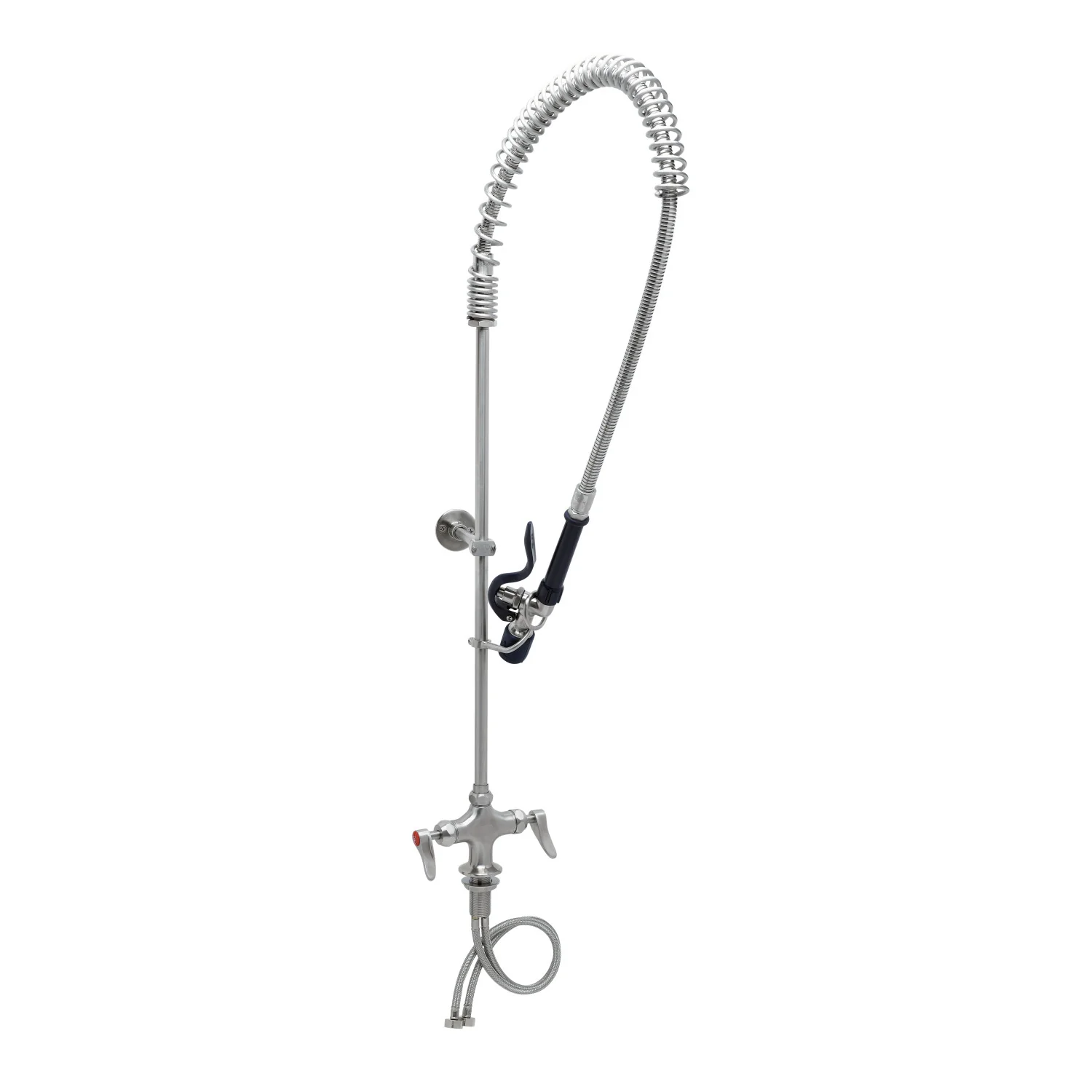 T&S Brass S-0113-CR-BJ Single Hole EverSteel Pre-Rinse Unit - S-0107-J 1.07 GPM Valve & Cerama