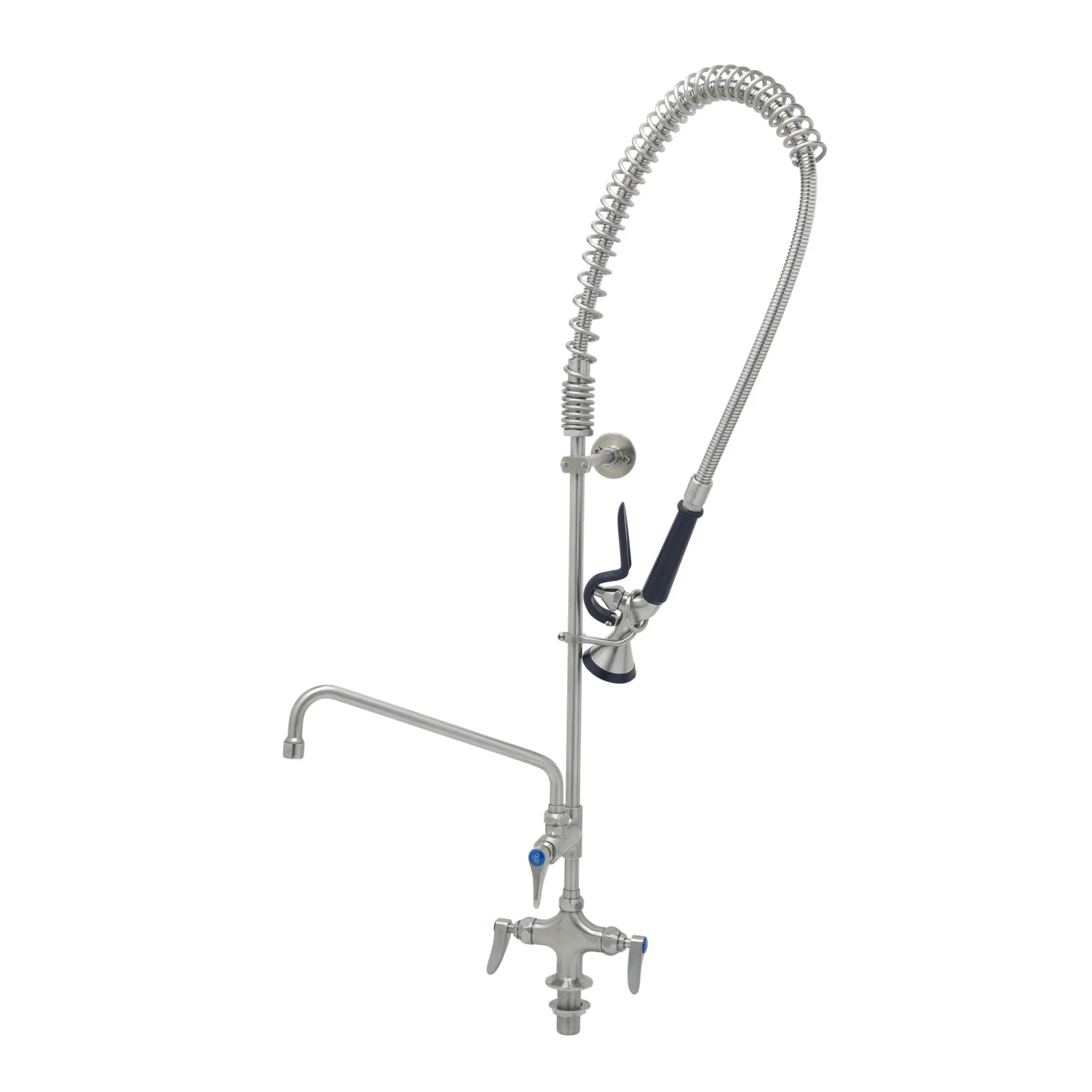 T&S Brass S-0113-A14-BY 14" Swing Nozzle EverSteel Single Hole Pre-Rinse - S-0107-Y Spray Valve