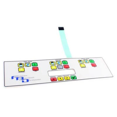 FBD 3 Barrel LCD Keypad Membrane - 16-2016-0001