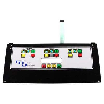 FBD 563 Keypad Acrylic Assembly with Hinges - 12-2902-0003