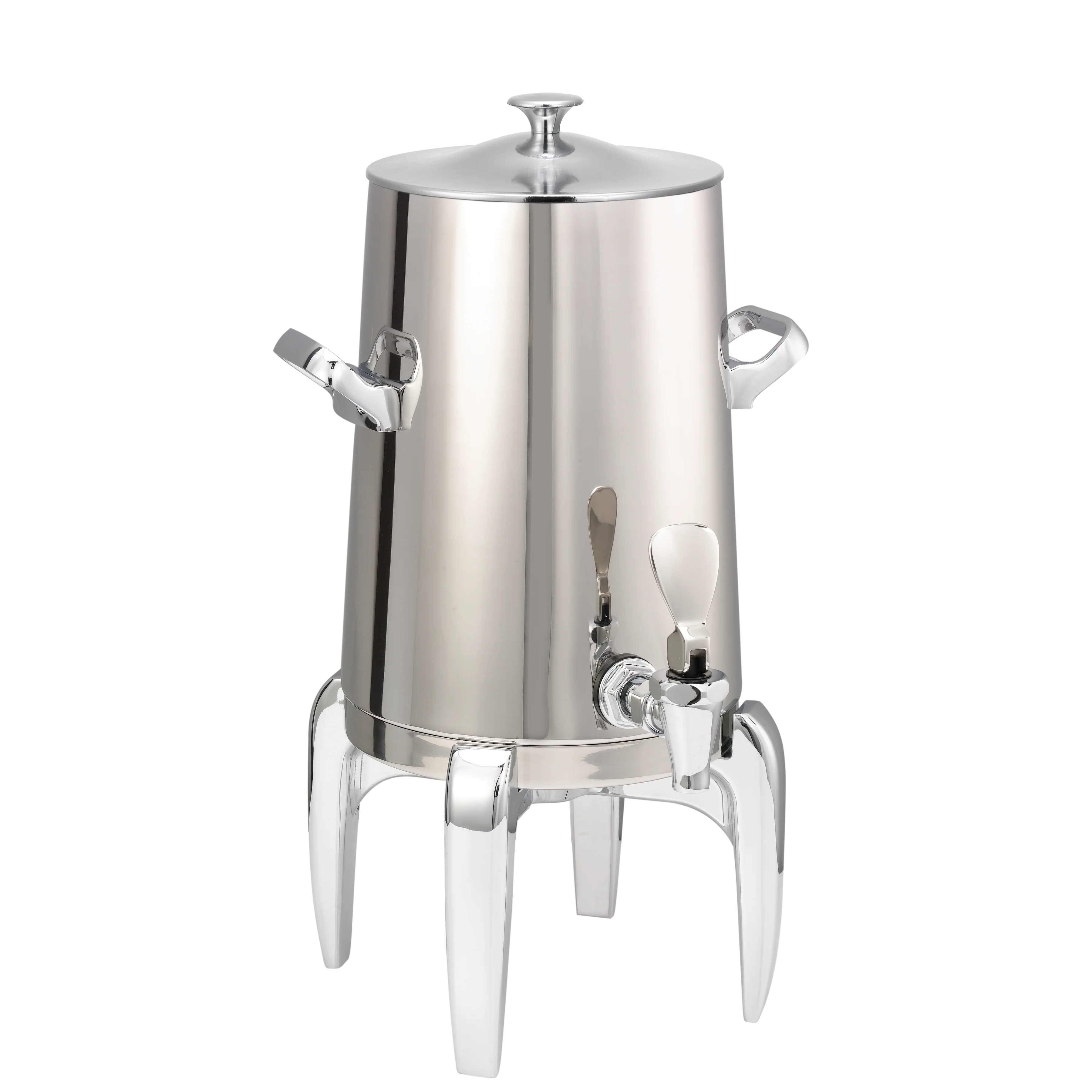 Flame Free™ Thermo-Urn™ 1.5-Gallon Vacuum Insulated Urn with Modern Legs and Classic Lid in Polished Stainless