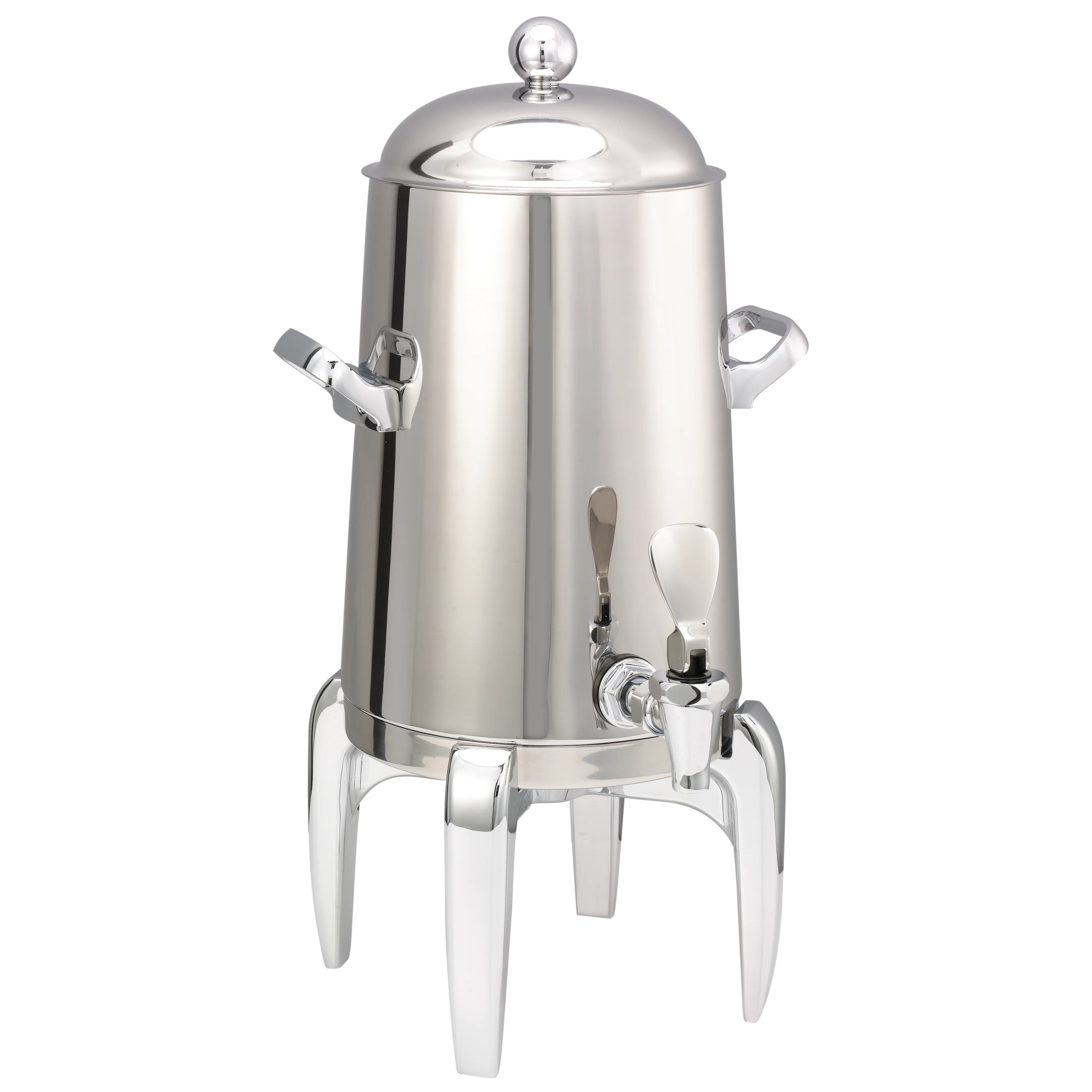 Flame Free™ Thermo-Urn™ 1.5-Gallon Vacuum Insulated Urn with Modern Legs and Domed Lid in Polished Stainless