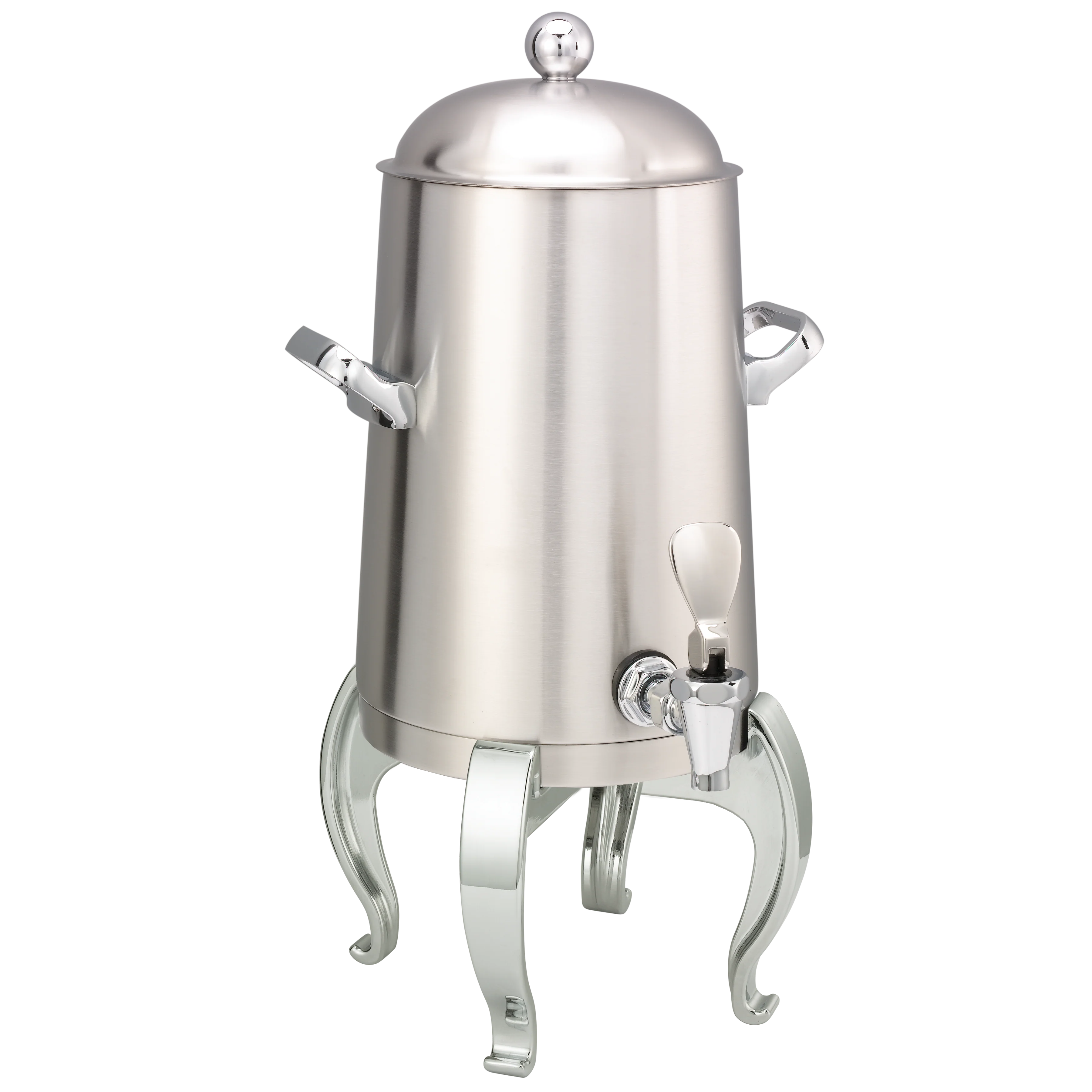 Flame Free™ Thermo-Urn™ 1.5-Gallon Vacuum Insulated Urn with Regal Legs and Domed Lid in Brushed Stainless