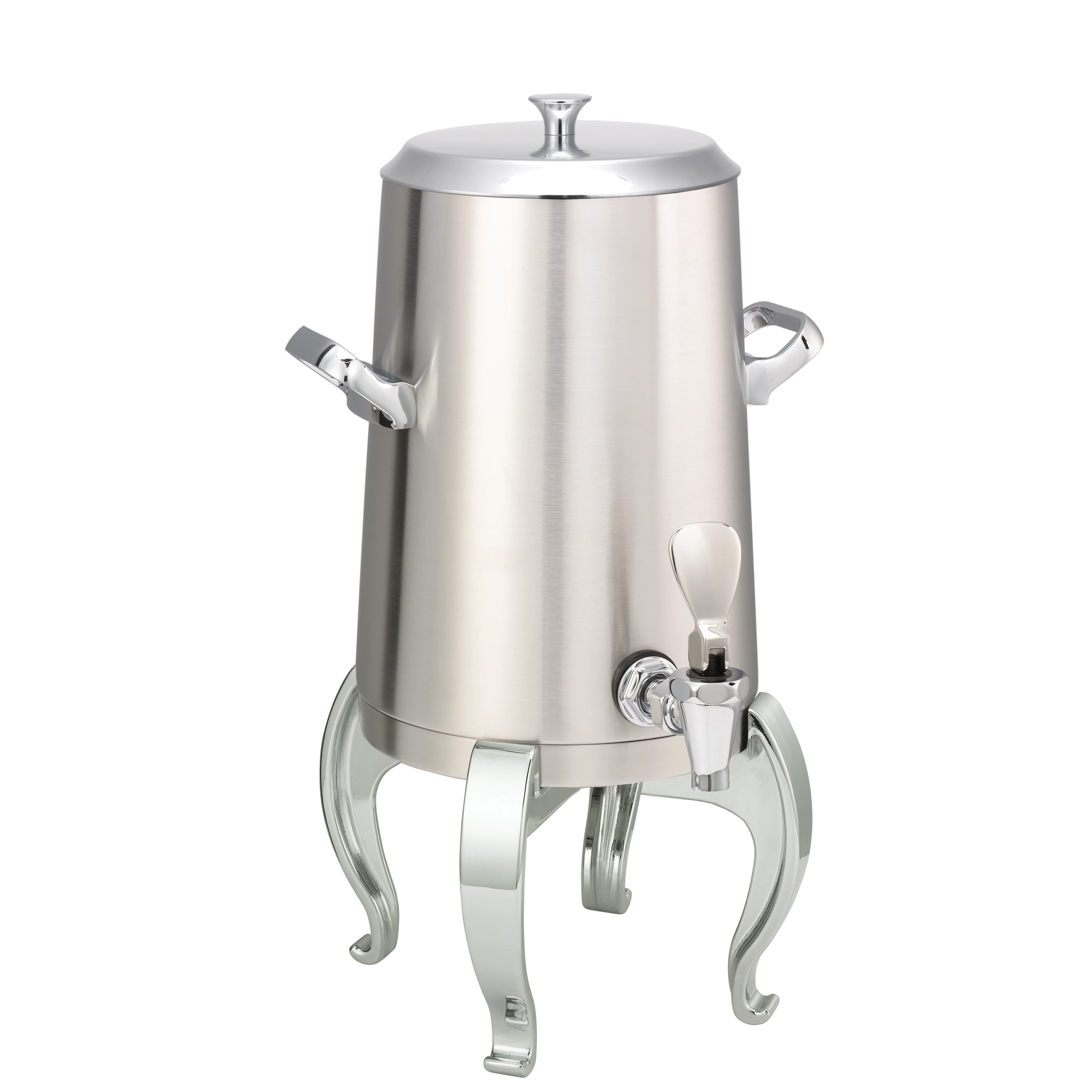 Flame Free™ Thermo-Urn™ 1.5-Gallon Vacuum Insulated Urn with Regal Legs and Flat Lid in Brushed Stainless