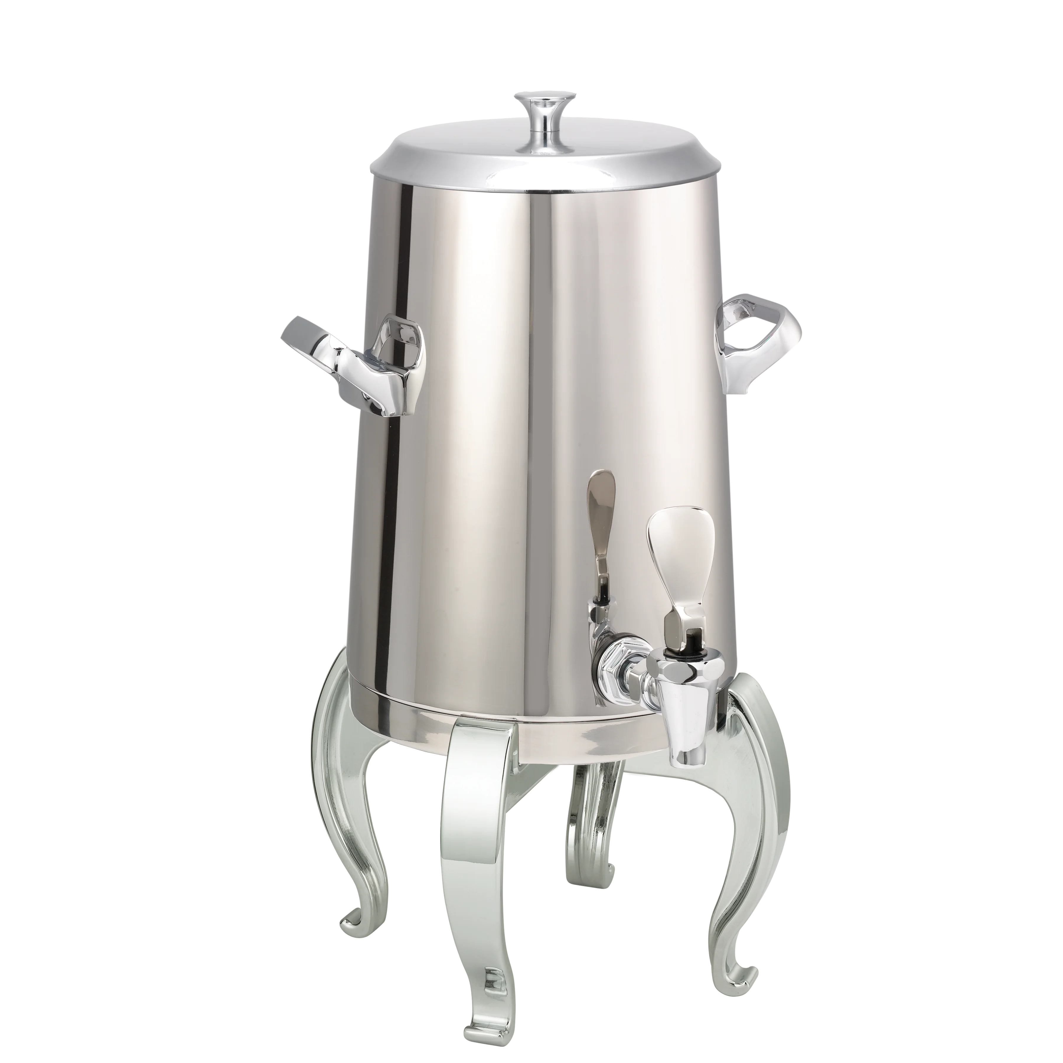 Flame Free™ Thermo-Urn™ 1.5-Gallon Vacuum Insulated Urn with Regal Legs and Flat Lid in Polished Stainless