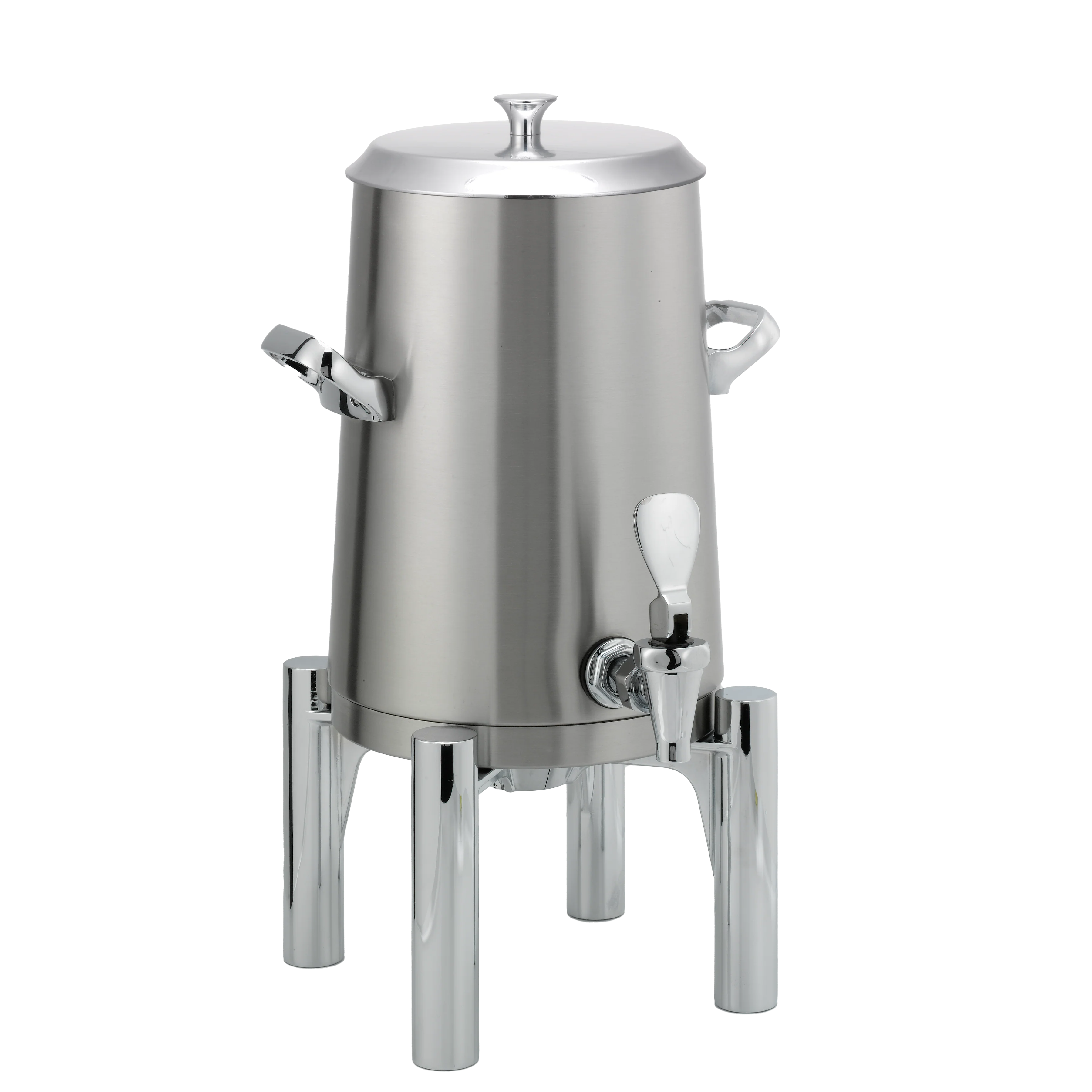 Flame Free™ Thermo-Urn™ 1.5-Gallon Vacuum Insulated Urn with Round Legs and Flat Lid in Brushed Stainless