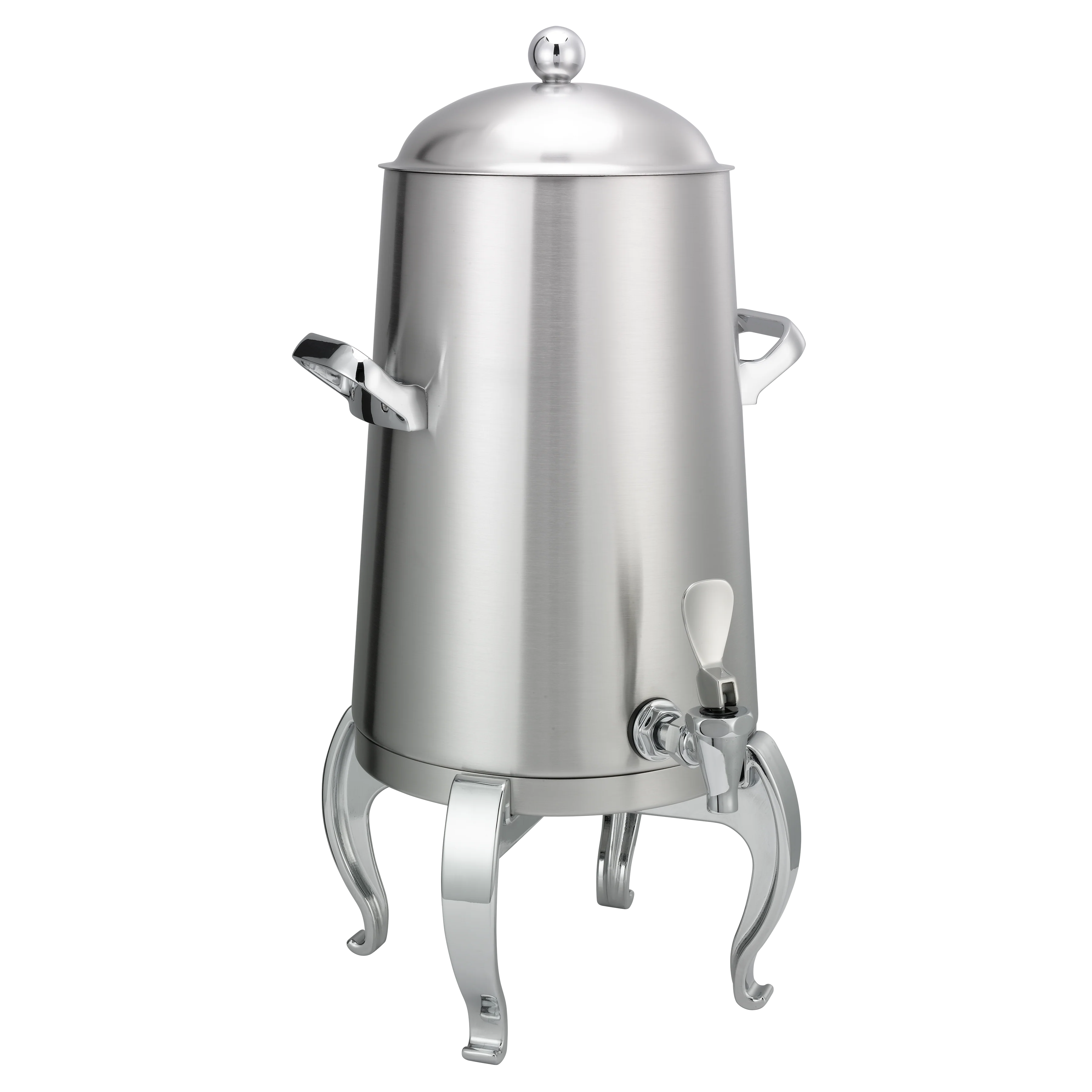 Flame Free™ Thermo-Urn™ 3-Gallon Vacuum Insulated Urn with Regal Legs and Domed Lid in Brushed Stainless