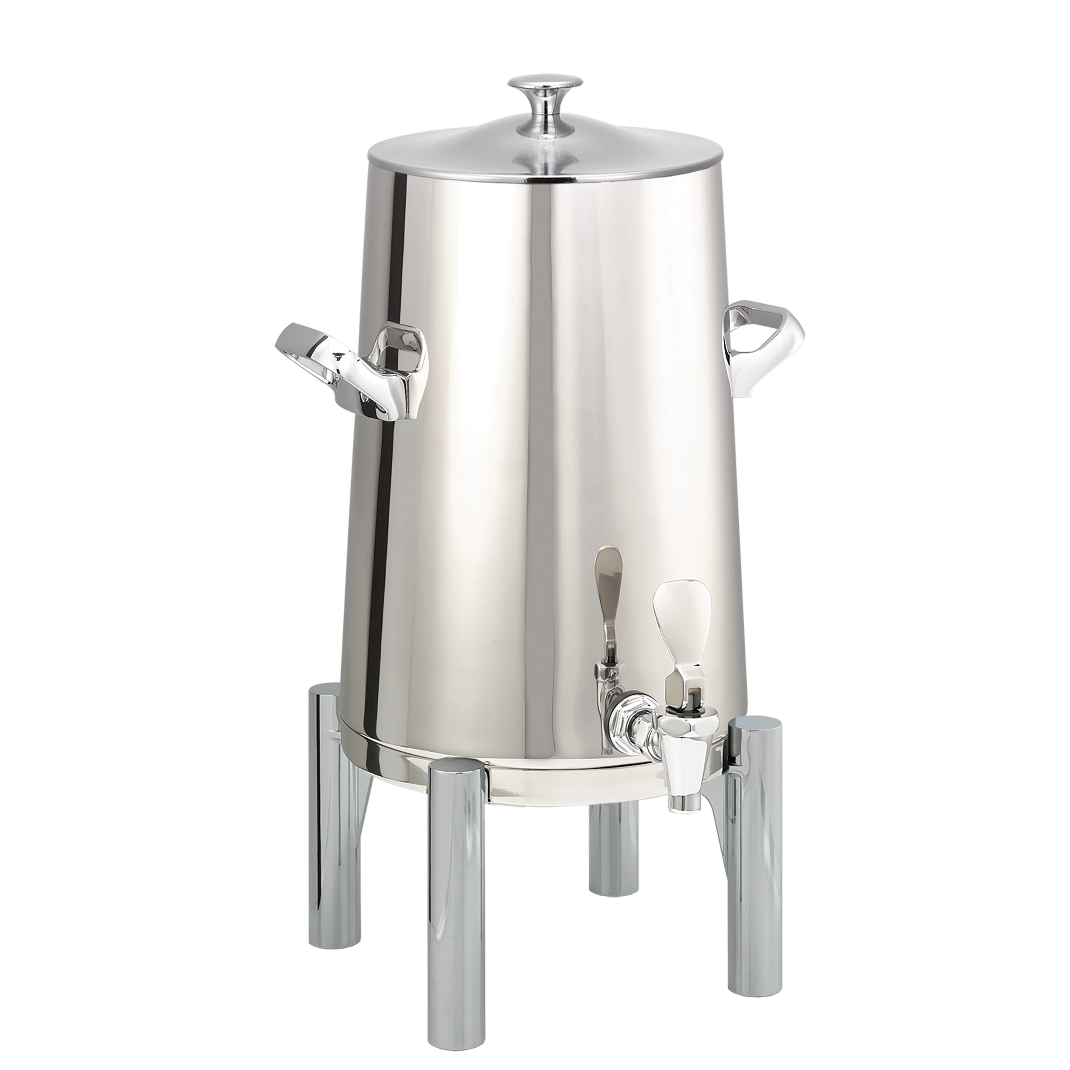 Flame Free™ Thermo-Urn™ 3-Gallon Vacuum Insulated Urn with Round Legs and Classic Lid in Polished Stainless