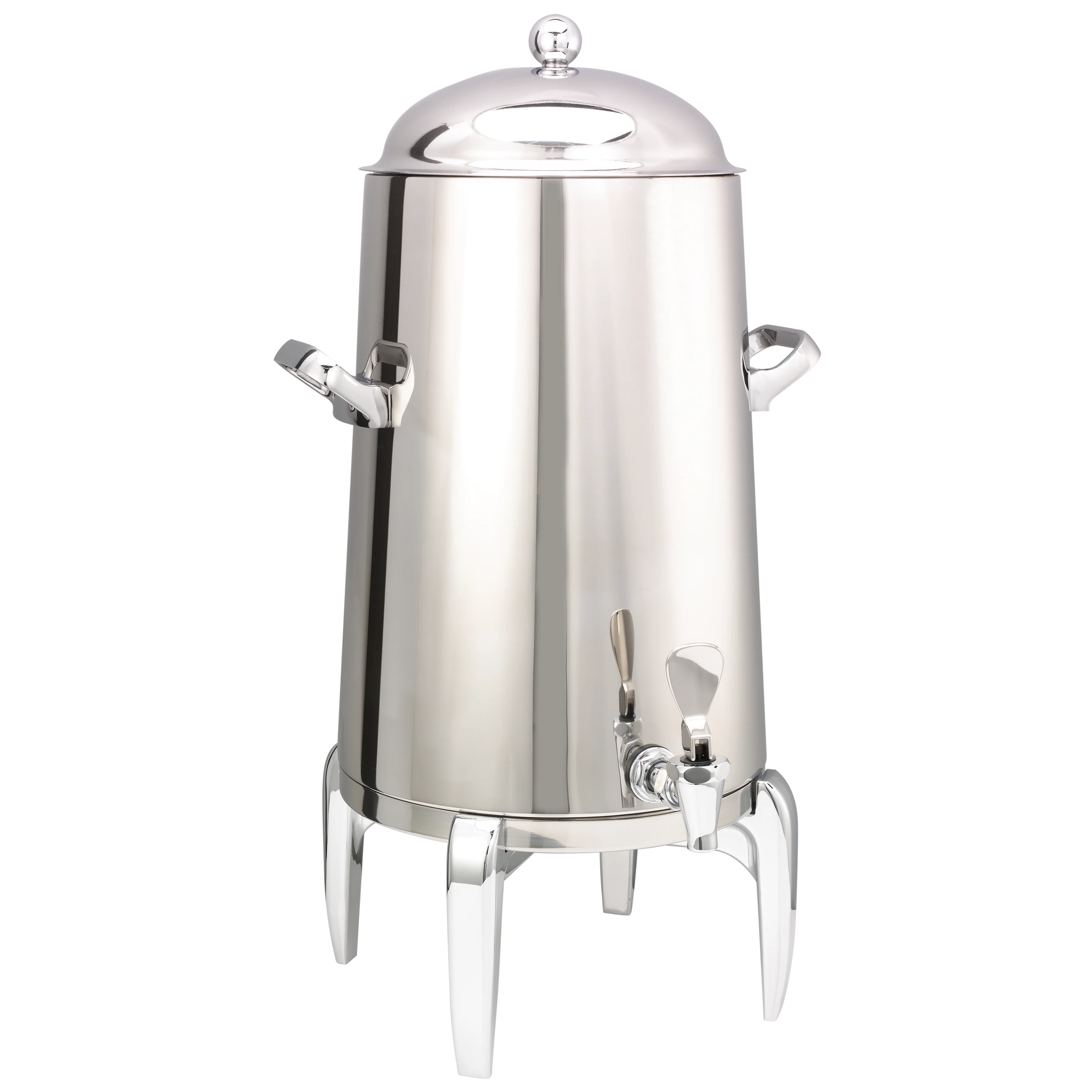 Flame Free™ Thermo-Urn™ 5-Gallon Vacuum Insulated Urn with Modern Legs and Domed Lid in Polished Stainless