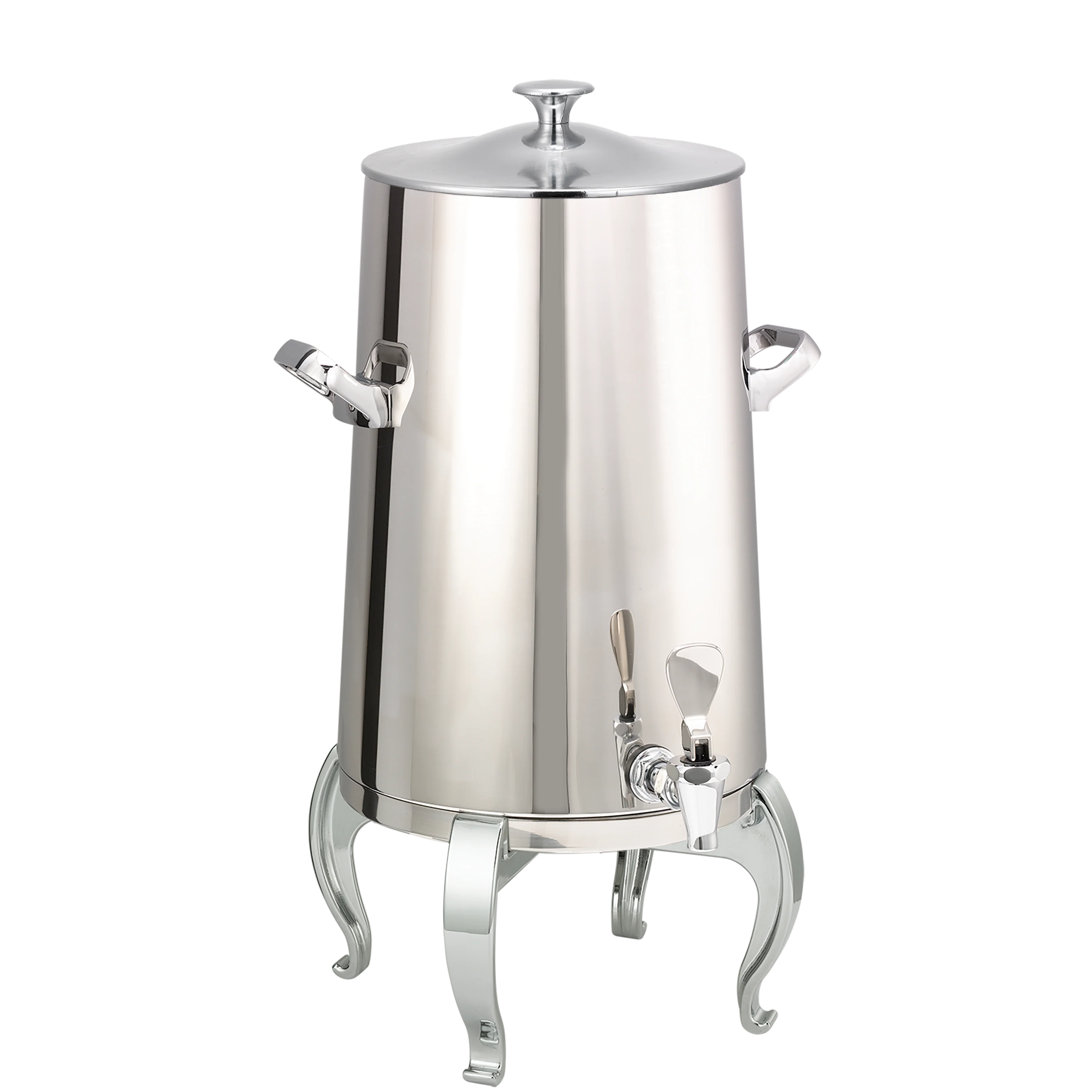 Flame Free™ Thermo-Urn™ 5-Gallon Vacuum Insulated Urn with Regal Legs and Classic Lid in Polished Stainless
