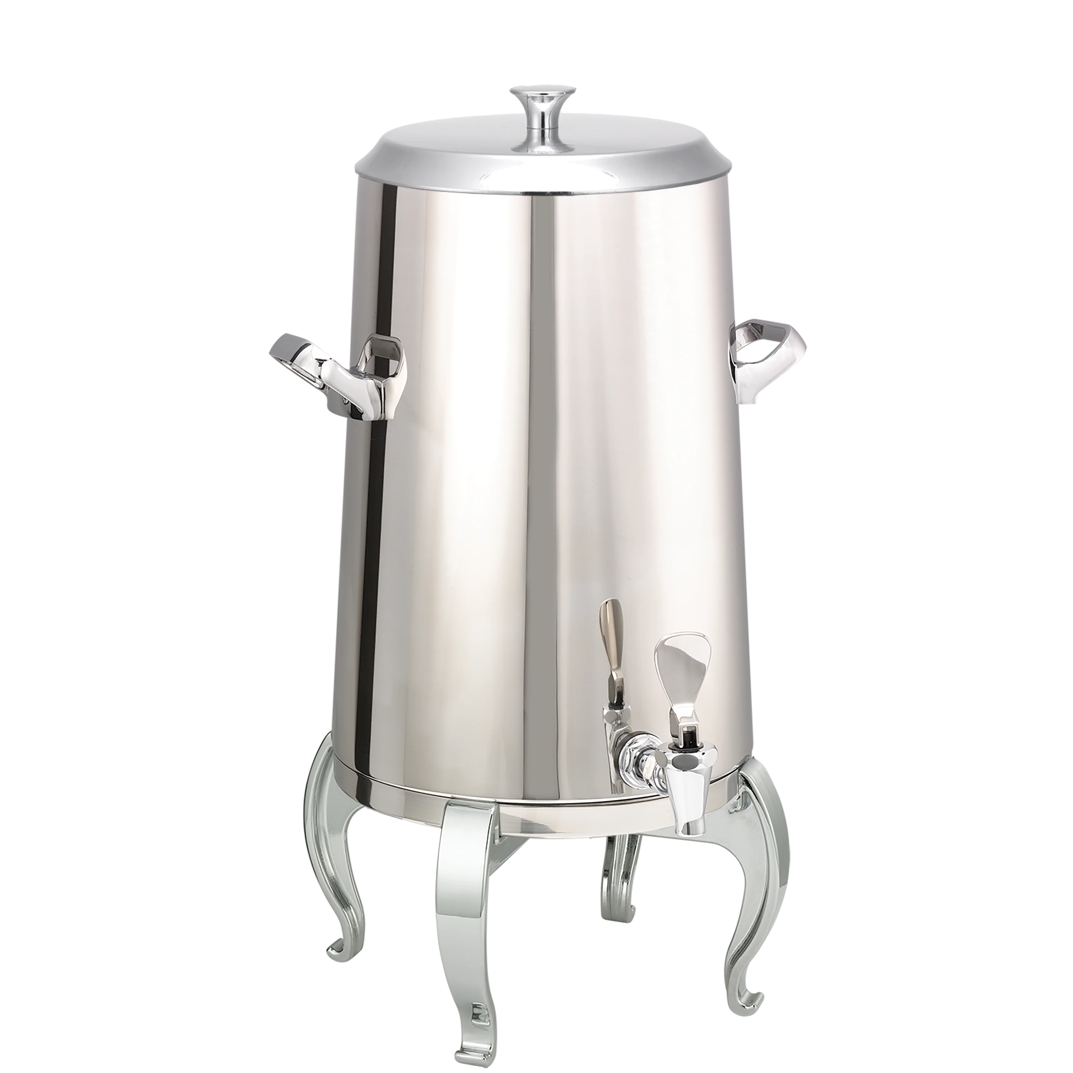 Flame Free™ Thermo-Urn™ 5-Gallon Vacuum Insulated Urn with Regal Legs and Flat Lid in Polished Stainless