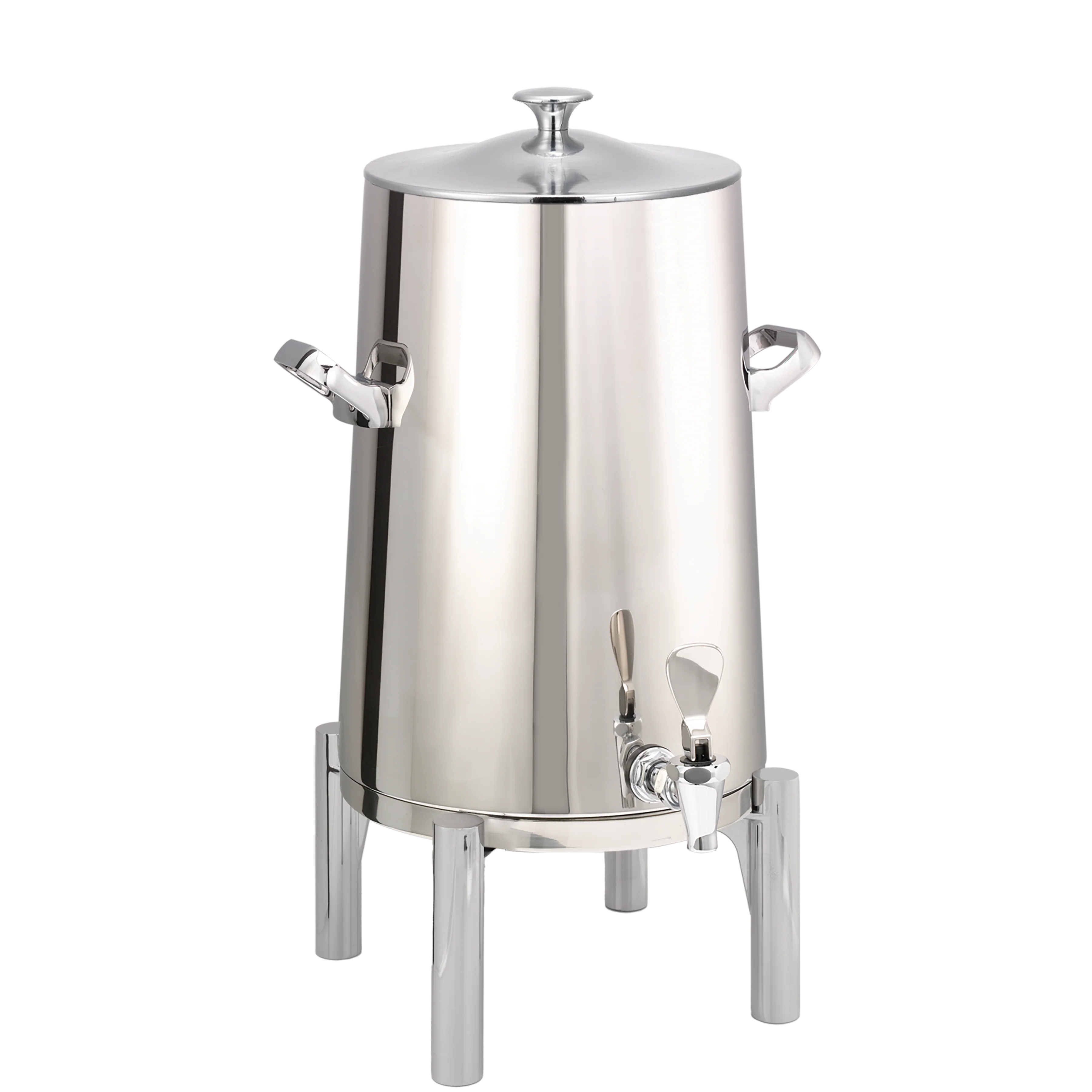 Flame Free™ Thermo-Urn™ 5-Gallon Vacuum Insulated Urn with Round Legs and Classic Lid in Polished Stainless