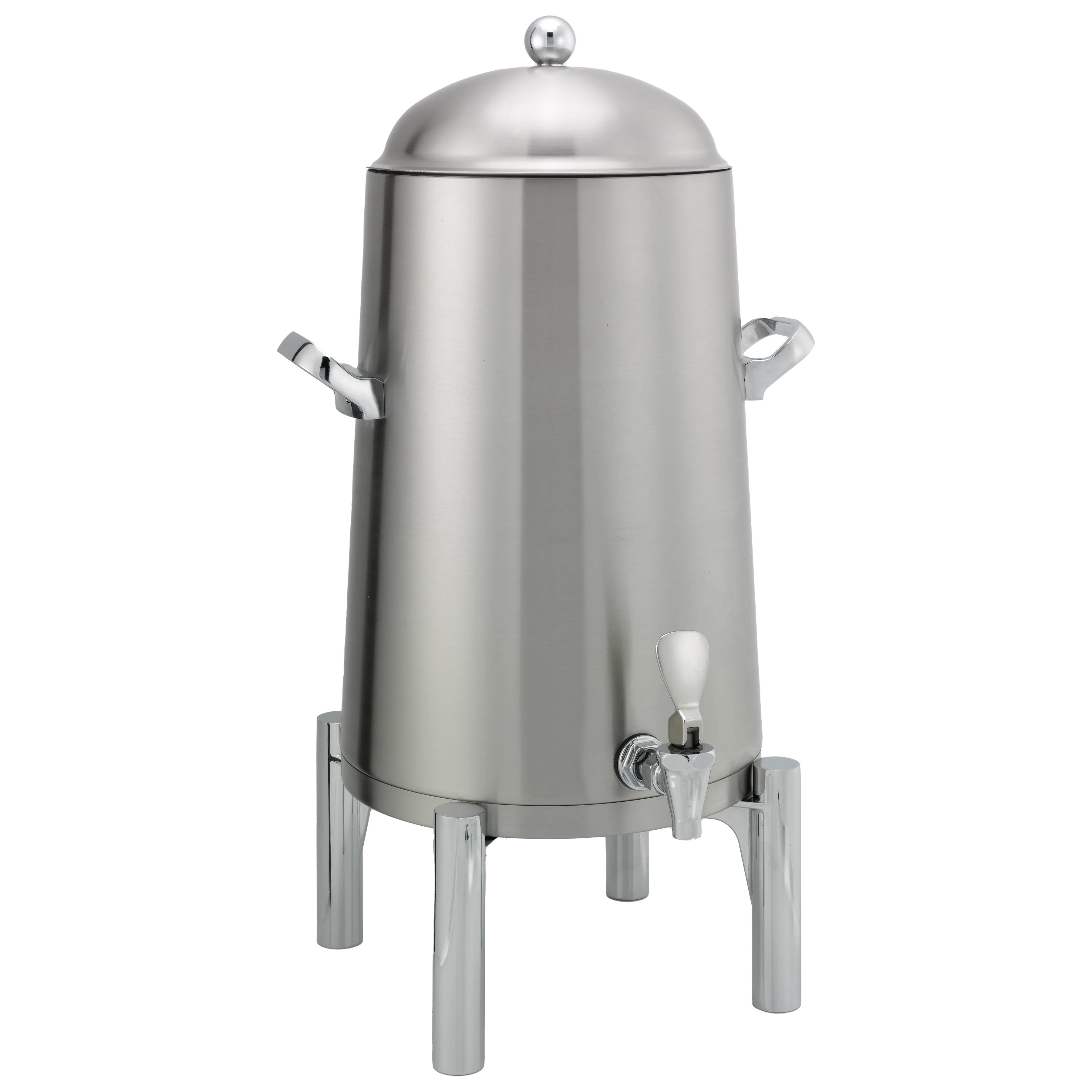 Flame Free™ Thermo-Urn™ 5-Gallon Vacuum Insulated Urn with Round Legs and Domed Lid in Brushed Stainless
