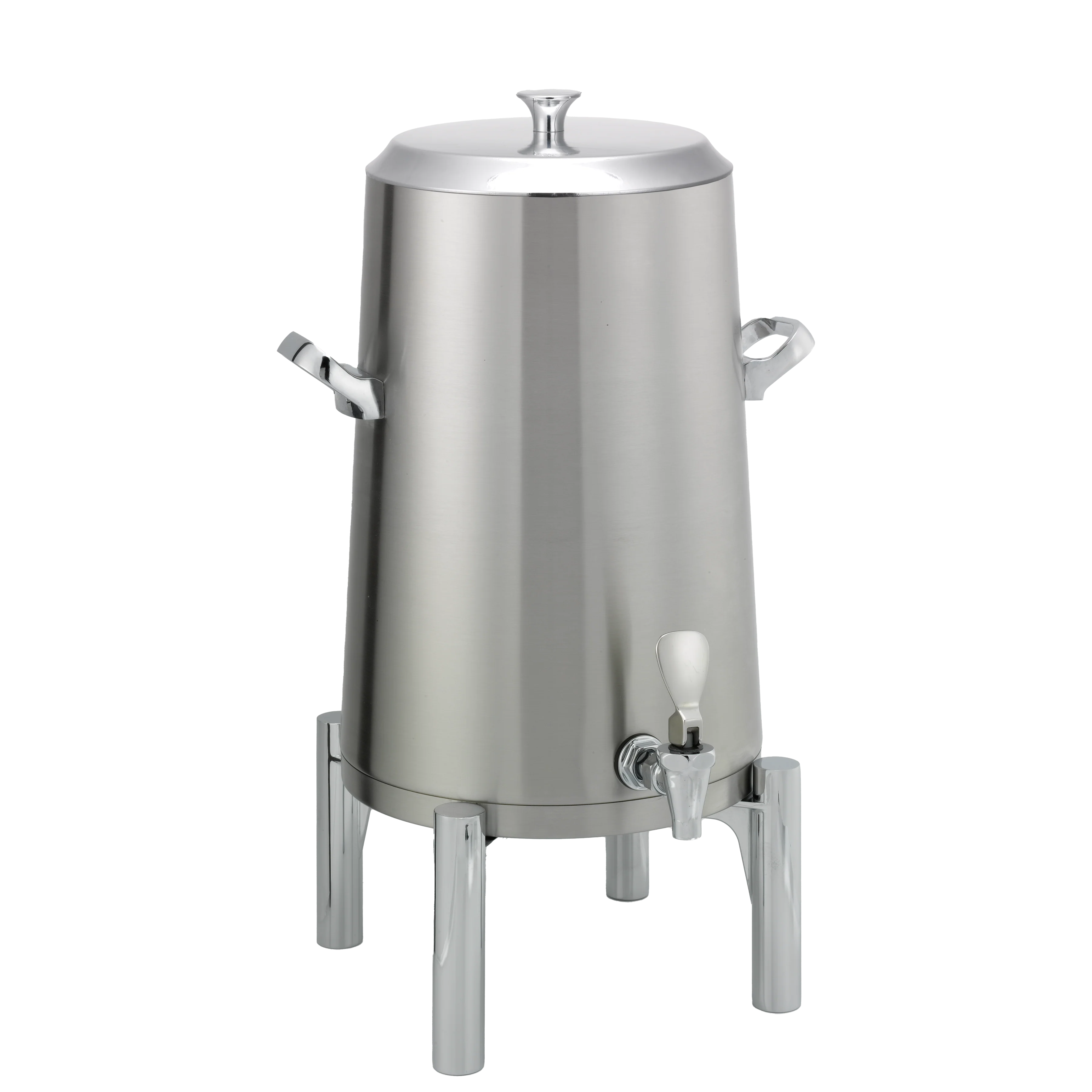 Flame Free™ Thermo-Urn™ 5-Gallon Vacuum Insulated Urn with Round Legs and Flat Lid in Brushed Stainless