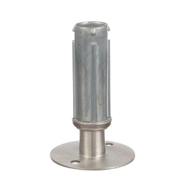 Foot, 3"Adj, Flanged, S/S, 1-5/8"Od