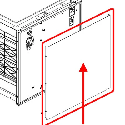 Ice-O-Matic 1400W/R Panel Side RH - 3021929-01