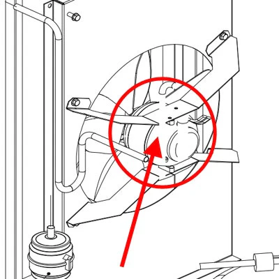 Ice-O-Matic Motor Fan 230V - 9161120-02
