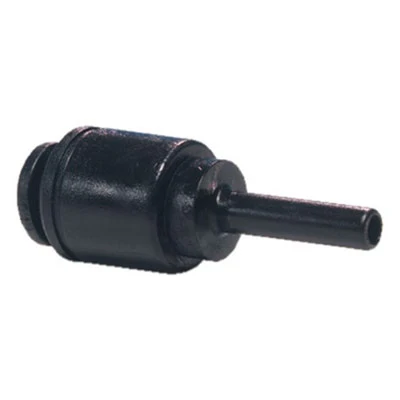 John Guest Black Acetal Enlarger 4mm Stem OD x 5mm Tube OD