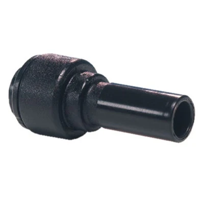 John Guest Black Acetal Reducer 10mm Stem OD x 8mm Tube OD