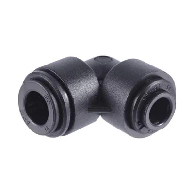John Guest Black Acetal Reducing Elbow 6mm Tube OD x 4mm Tube OD