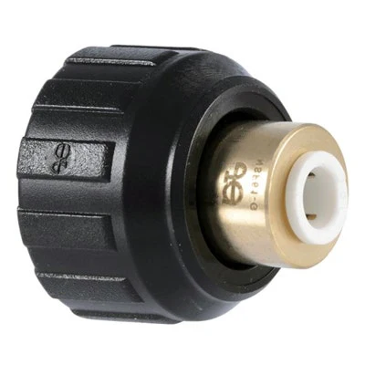 John Guest Brass / Polypropylene Female Connector 3/8" Tube OD