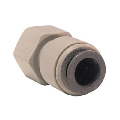 John Guest Gray Acetal Faucet Connector 5/16" Tube OD x 7/16-24 UNS