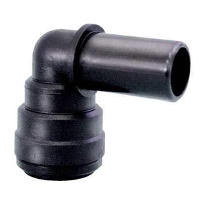 John Guest Polypropylene Plug In Elbow 1/2" Stem OD x 1/2" Tube OD