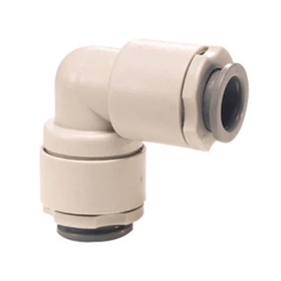John Guest Superseal Union Elbow 3/8" Superseal OD x 5/16" Superseal OD