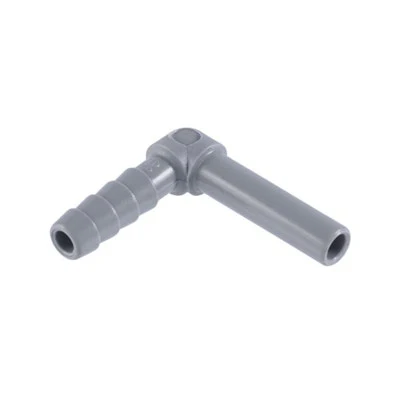 John Guest Tube to Hose Elbow 3/8" Stem OD 5/16" Hose ID