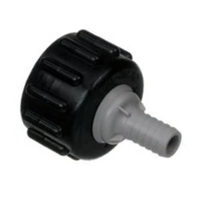 Lancer 3/8" BIB Connector, Black - 82-3988