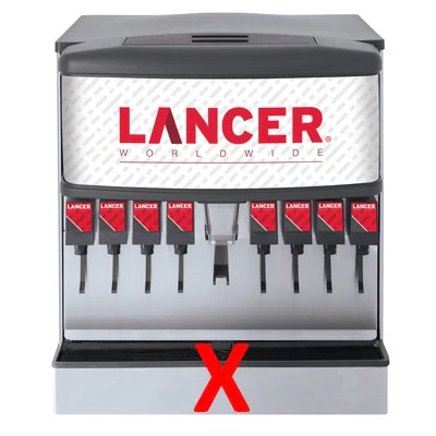 Lancer 115V 8 Valve IBD30H Dispenser Cube Ice - 85-4548H-111-03