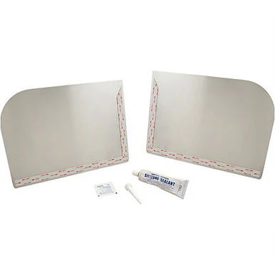 Left and Right Hand Sink Splash Guard Kit 12" H x 15" D