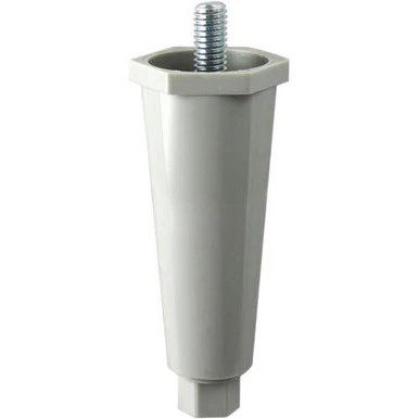 Leg, Appl-Gray Plastic Hex Ft