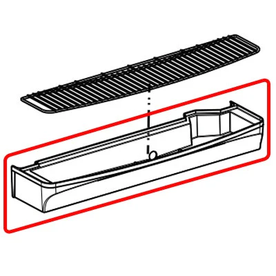 Multiplex Drain Pan with Fitting for Servend CEV30 - 5012931