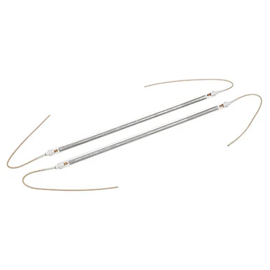 Quartz Heater, 208V 900W, 16-1/4", Pk/2