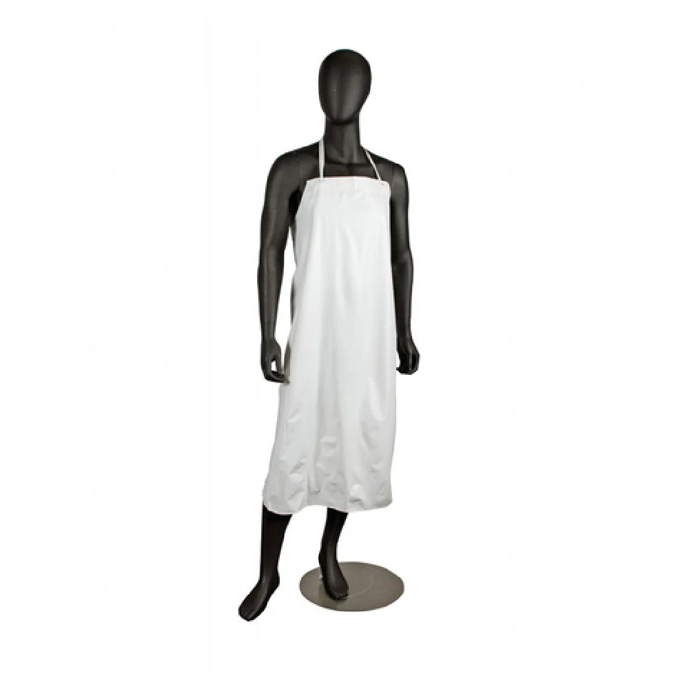 Carlisle 614DVA-WH20 36 Inch Dishwashing Apron No Pockets White Vinyl