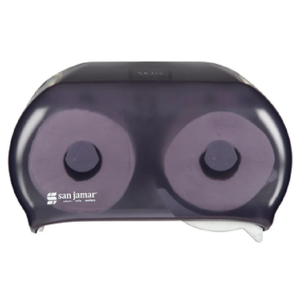 Carlisle R3600TBK 6-3/4 Inch Toilet Tissue Dispenser Impact Resistant Plastic Black Pearl