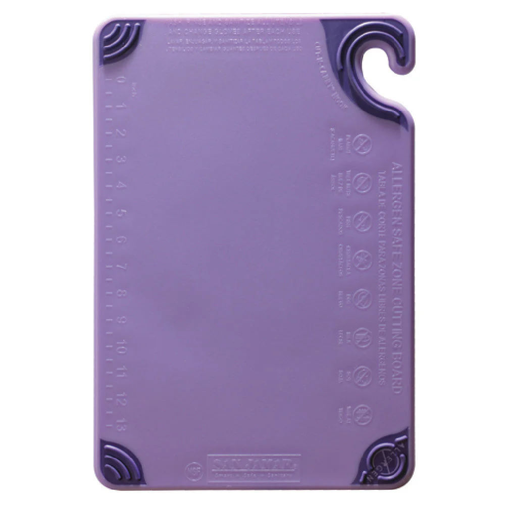Carlisle CBG152012PR 20 Inch Purple Allergen Saf-T-Zone Cutting Board with Anti-Slip Corners