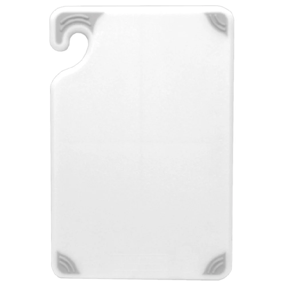 Carlisle CBG6938WH 9 Inch White Cutting Board with Anti-Slip Grip Corners Co-Polymer