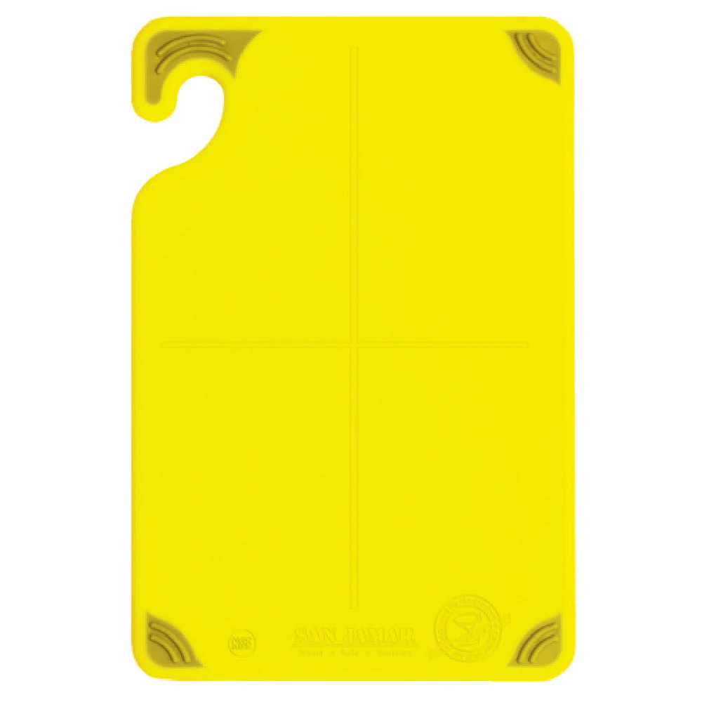 Carlisle CBG6938YL 9 Inch Co-polymer Cutting Board with Anti-slip Corners Yellow