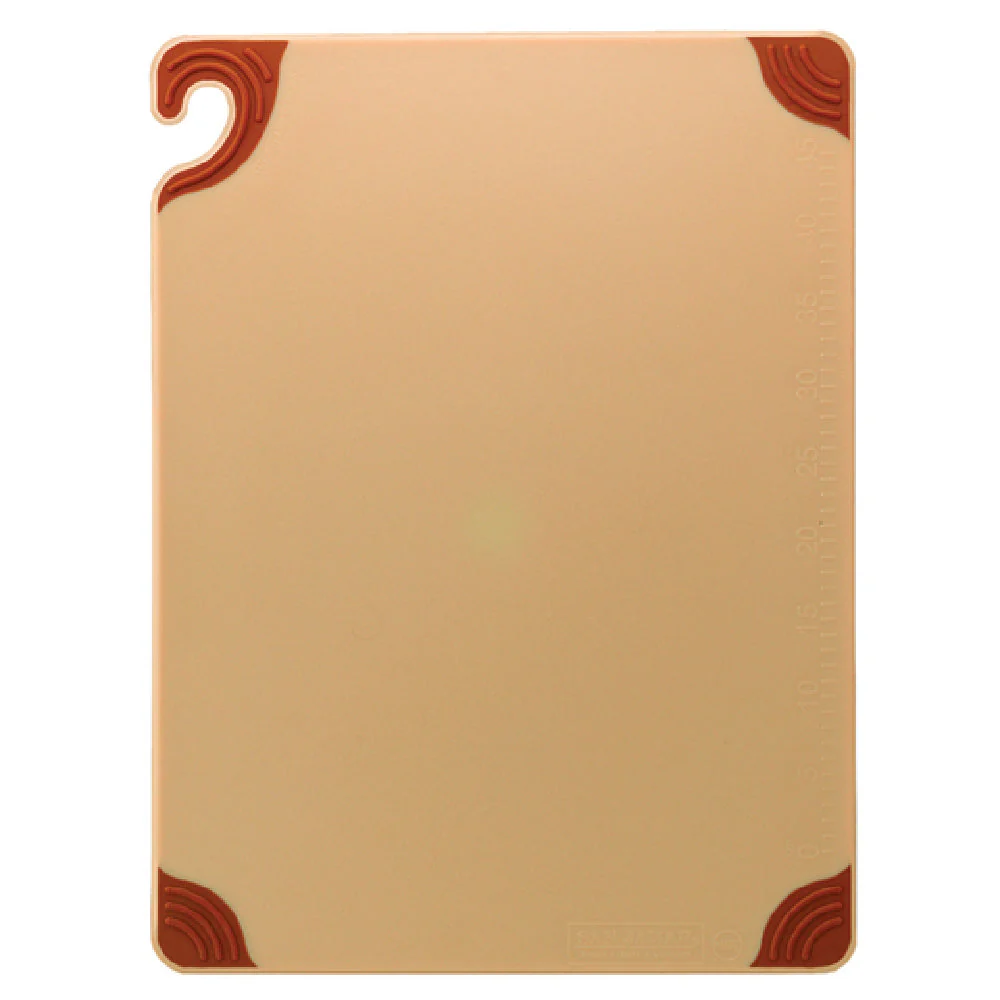 Carlisle CBG182412BR 24 Inch Cutting Board with Anti-Slip Grip Corners Brown Co-Polymer