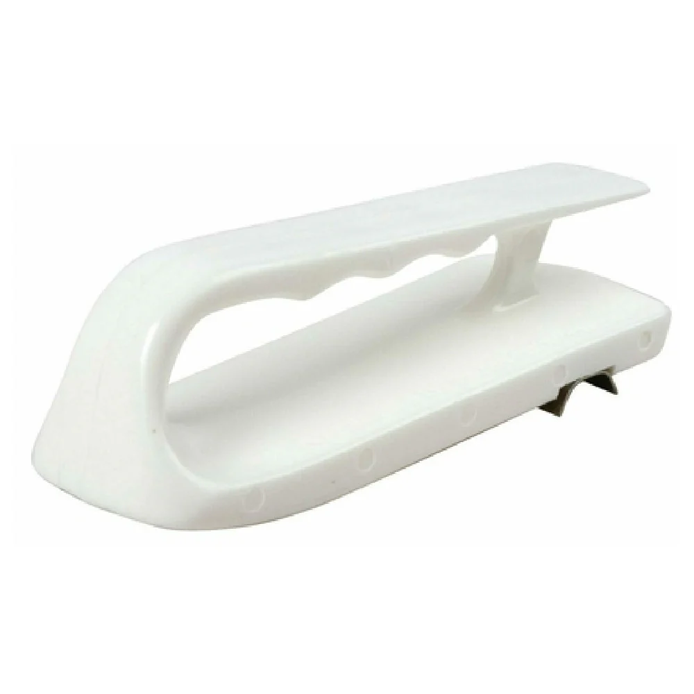 Carlisle 1178902 6-1/2 Inch Cutting Board Scraper Plastic White Stainless Steel Blade