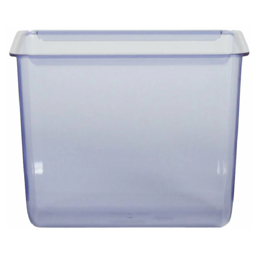 Carlisle BD104 2 Qt Replacement Tray Deep for Dome Garnish Condiment Center High Impact Plastic Translucent Blue