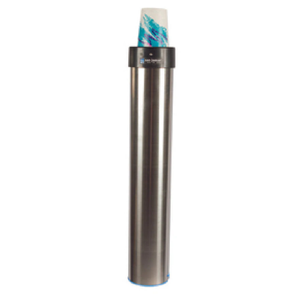 Carlisle C3400EV 23-1/2 Inch Cup Dispenser Top Loading Stainless Steel