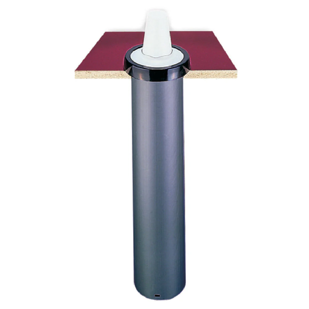 Carlisle C2410C 23 Inch Cup Dispenser In-counter Mount Plastic for 8 to 46 Oz Cups