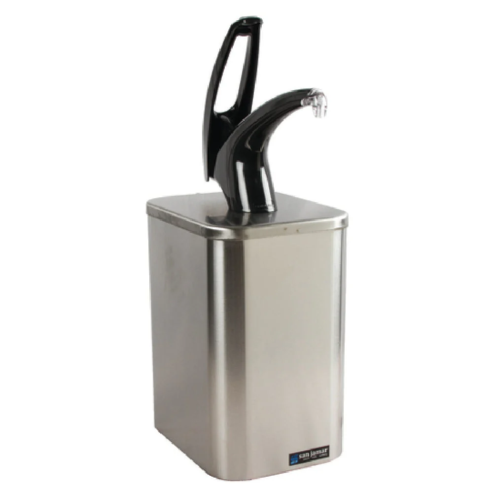 Carlisle P4900BK 7-1/2 Inch Condiment Dispenser Pump Style System with Pump