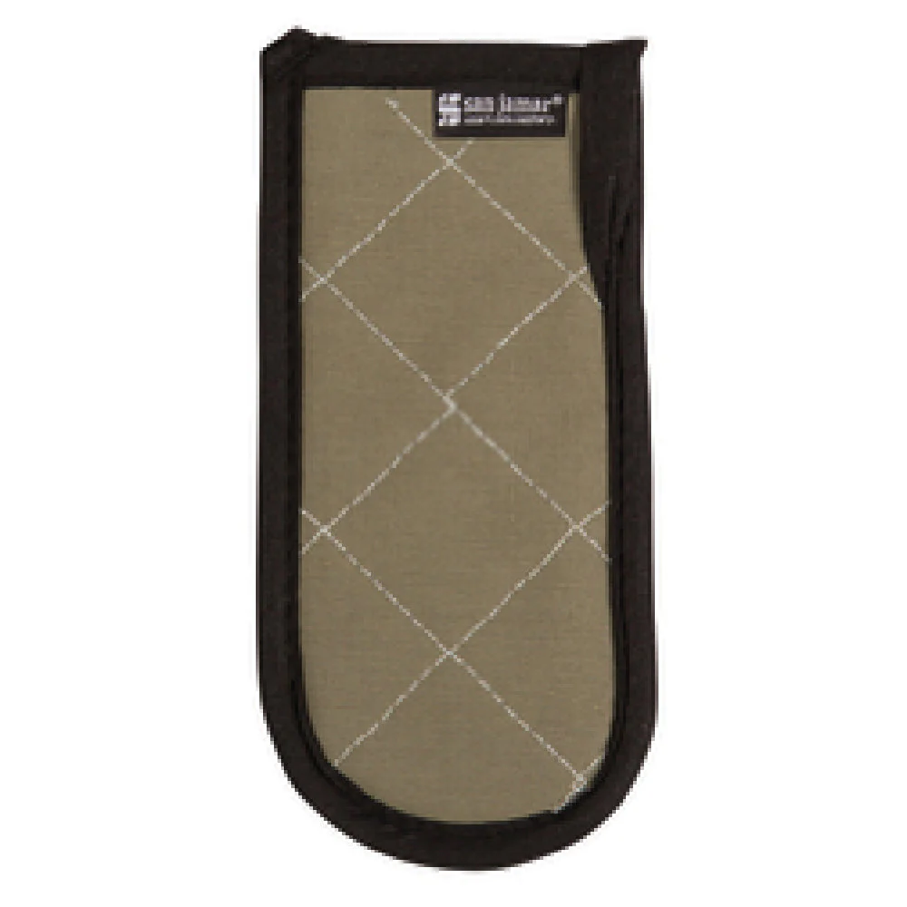 Carlisle 804BG 3-1/4 Inch Handle Holder Quilted Fire Retardant Tan