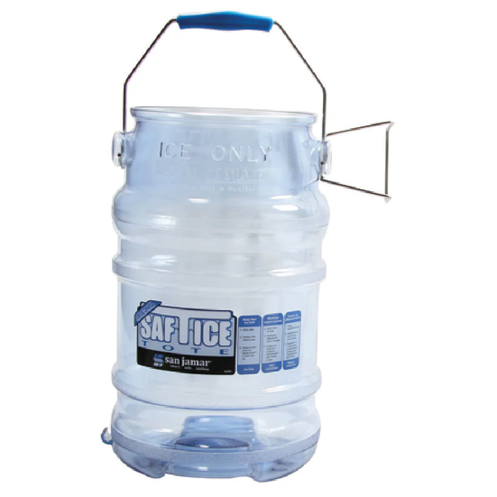 Carlisle SI6000 6 Gallon Ice Tote with Rubber Handle Polycarbonate