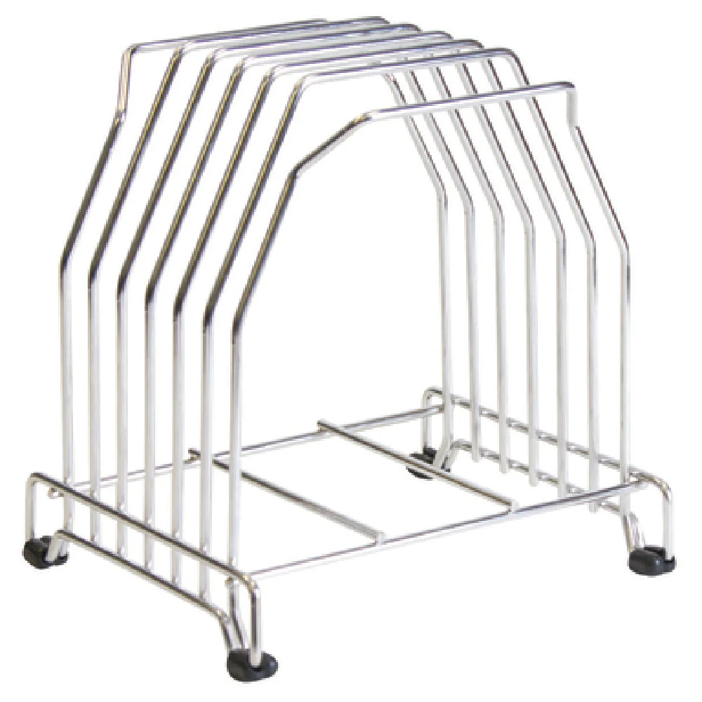 Carlisle KLRST 10-11/16 Inch Cutting Board Storage Stand Stainless Steel with Non-Slip Feet