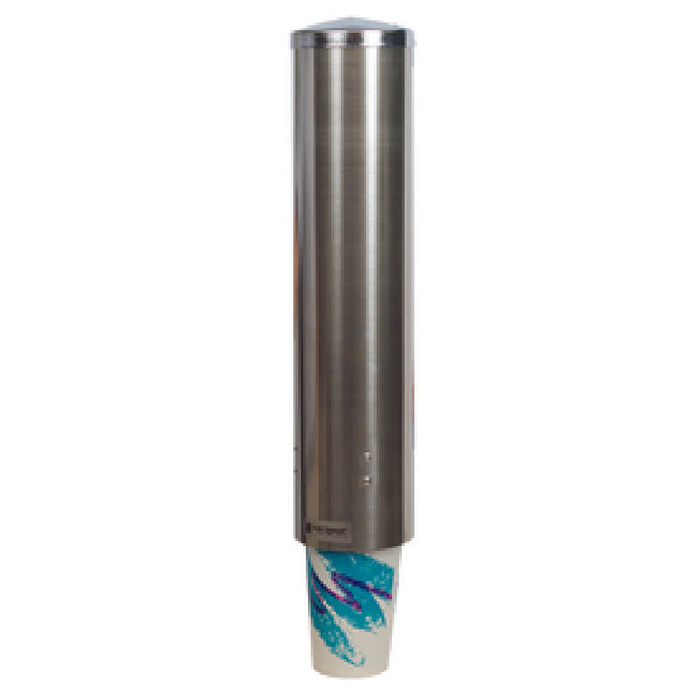 Carlisle C3250SS 16 Inch Water Cup Dispenser Pull-type Stainless Steel